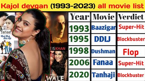 kajol movie list|Kajol List of Movies and TV Shows